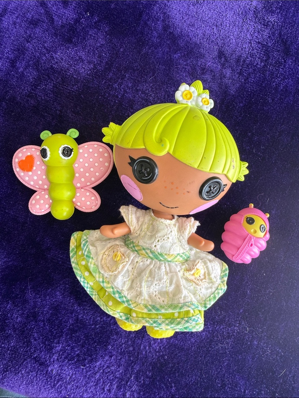 Lalaloopsy Littles Twinkle 'N' Flutters Doll with Butterfly & Cocoon Pets
